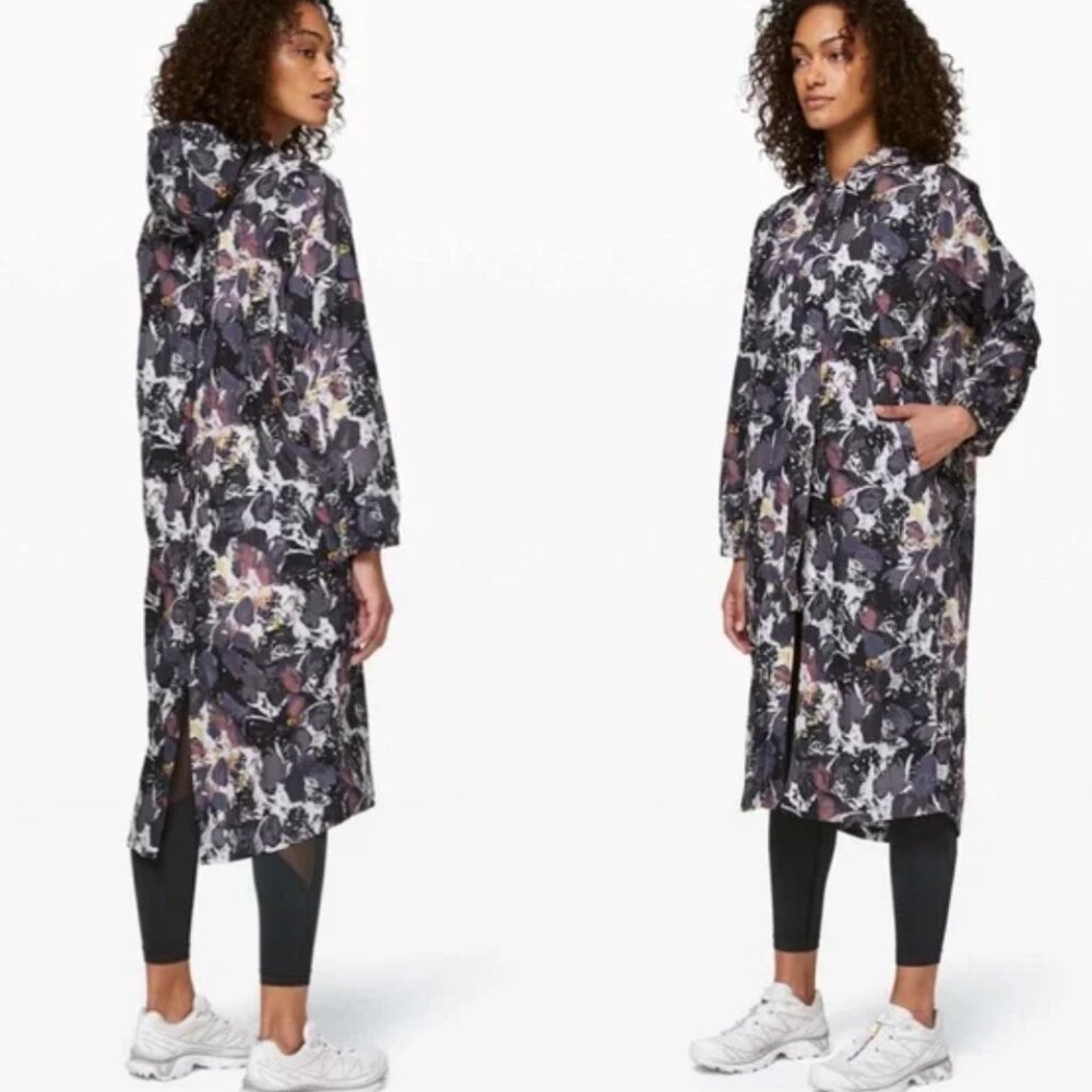 NEW Lululemon Verdante Print - Water-repellent - Coat